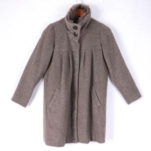 ヨシエイナバ　コート　カシミア100％ ヨシエイナバ ロングコート ウールコート アウター カシミヤ100