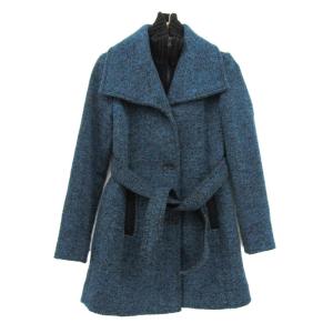 マーク ニューヨークアンドリュー マーク ウールコート ガウン アウター レディース 2サイズ 水色 MARC NEW YORK ANDREW MARC