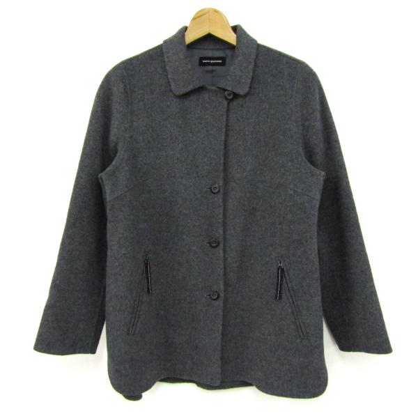 ヌオヴォクアランタ ショートコート ジャケット アウター レディース 11サイズ グレー nuovo...