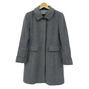 ダックス ステンカラーコートウール/カシミヤ混 アウター 日本製 レディース 38サイズ グレー DAKS
