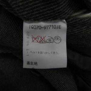 タケオキクチ ステンカラーコート ウール混 ブ...の詳細画像5