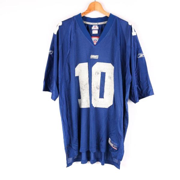 リーボック 半袖Ｔシャツ ユニフォーム アメフト NFL Vネック 10 スポーツ 大きいサイズ メ...