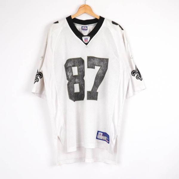 リーボック Tシャツ アメフト ユニフォーム NFL #87 ゲームシャツ 大きいサイズ US 古着...