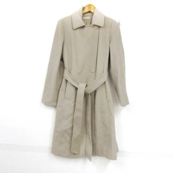 トルディア ロングコート ウール/カシミヤ アウター レディース 11サイズ ベージュ系 TRUDE...