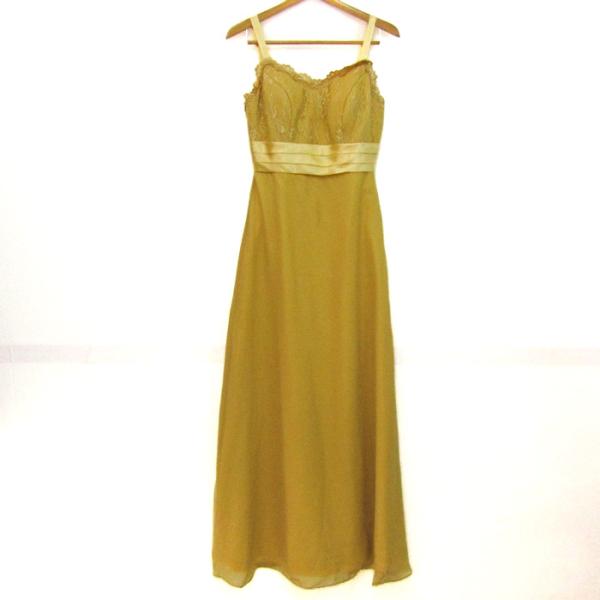 ランティング ロングワンピース トップス ドレス ノースリーブ ウエディング レディース フリーサイ...