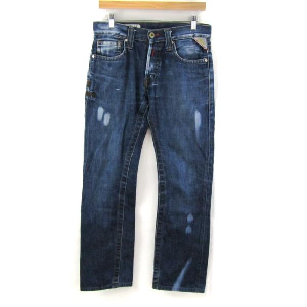 リプレイ デニムパンツ ジーンズ ストレッチ ボトムス メンズ W29 L32サイズ ブルー系 RE...