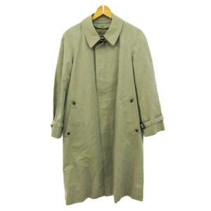 アクアスキュータム　ロンドン ステンカラーコート アウター ロングコート 日本製 メンズ 36サイズ ベージュ Aquascutum London