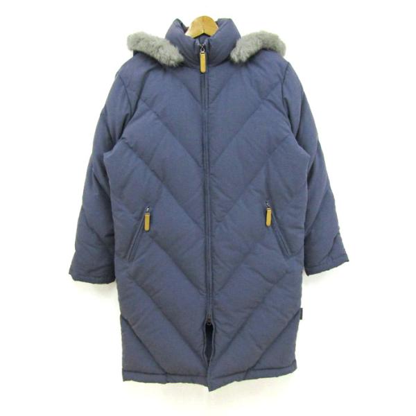 ホールアース ダウンジャケット ジャンパー アウター レディース Lサイズ グレー系 Whole e...