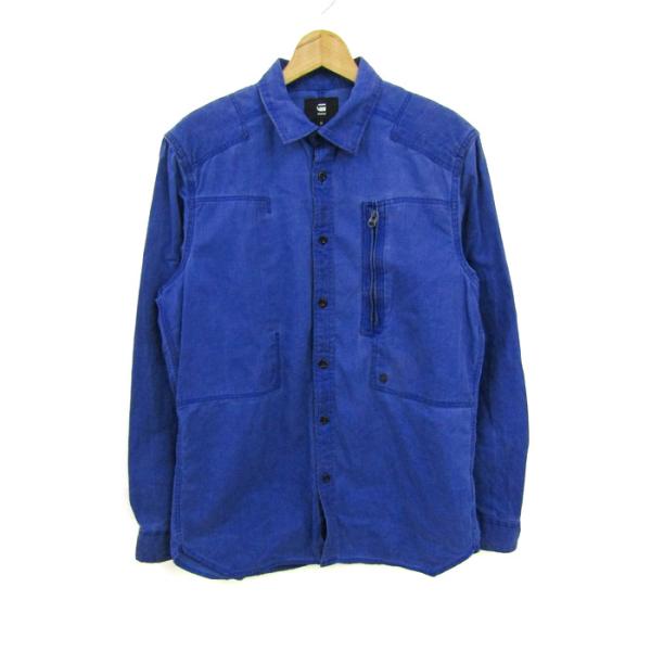 ジースターロウ ジャケット JUST THE PRODUCT アウター メンズ Mサイズ ブルー系 ...