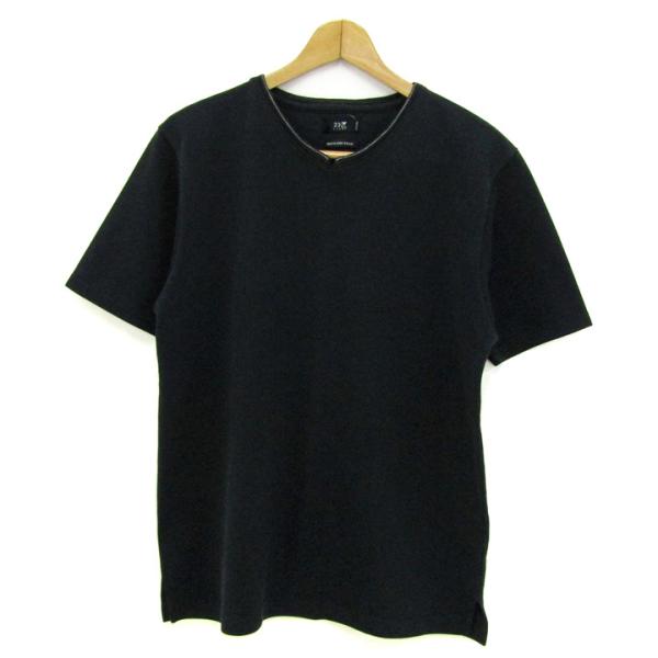 ニジュウサンクオム 半袖Ｔシャツ クイックドライピケ トップス メンズ 50サイズ ブラック 23区...