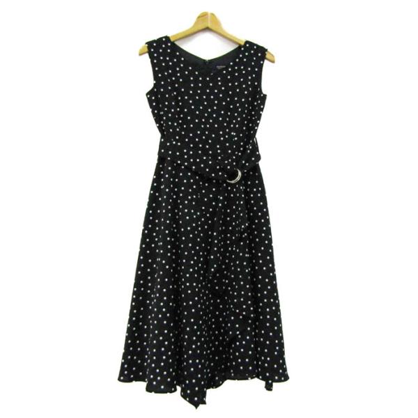 ジャスグリッティー ワンピース ノースリーブ ブランド トップス 黒 白 レディース 1サイズ ブラ...