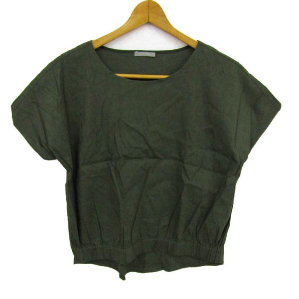 セオリーリュクス ブラウス シャツ トップス フレンチ袖 プルオーバー レディース 38サイズ カー...