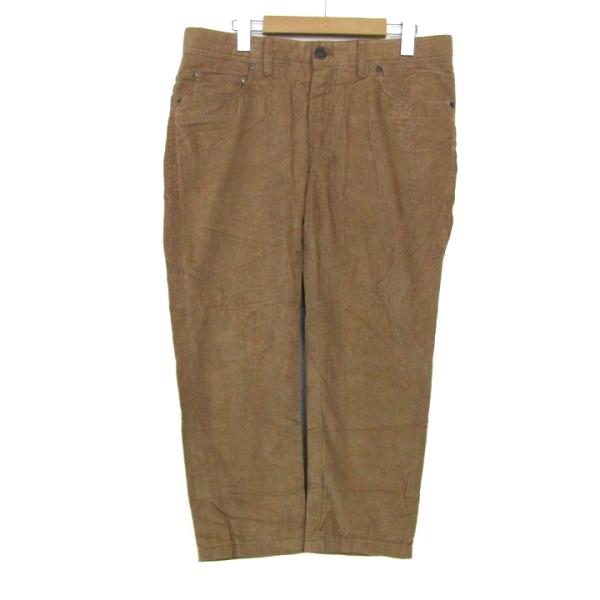 ブリオーニ パンツ ボトムス スリムフィット コーデュロイ メンズ 34サイズ ベージュ Brion...