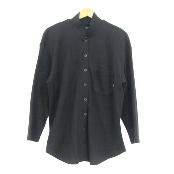 トピィーズ ポロニット トップス 長袖 リブ カーディガン 日本製 レディース Sサイズ ブラック ...