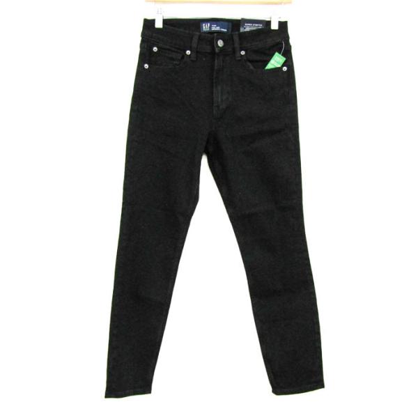 ギャップ デニムパンツ ジーンズ ハイライズ ストレッチ ボトムス レディース 4/27Rサイズ ブ...