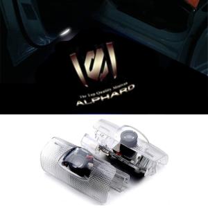 Hxqdt カーテシーランプ 30系トヨタ アルファード ロゴ投影 ドアウェルカムライトLEDゴーストシャドーライト取り付け簡単 2個セット