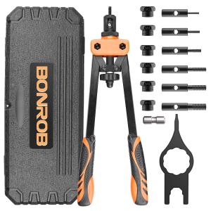 BONROB ハンドナッター ハンドリベッター セット 14インチ M3M4M5M6M8M10などに対応 リベット BO009