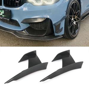 BMW フロントバンパー カースタイリング アクセサリー リップフィン スプリッタ スポイラー カナード BMW F80 M3 BMW F82 M4 エアロ パー Yn-a90｜kbt-store