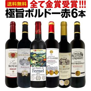 第290弾 全て金賞受賞 キング・オブ・金メダル 極旨ボルドー bordeaux 赤ワイン wine 6本セット set