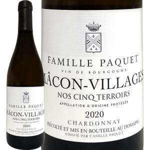 白ワイン フランス wine 750ml France ブルゴーニュ bourgogne ドメーヌ・ファミーユ・パケ ・マコン・ヴィラージュ・ノ・サンク・テロワール 2020 シャルドネ｜kbwine