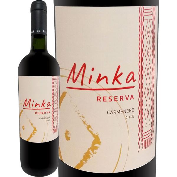 ミンカ・レゼルヴァ・カルメネール 赤ワイン wine 750ml チリ Minka Vegan ウン...