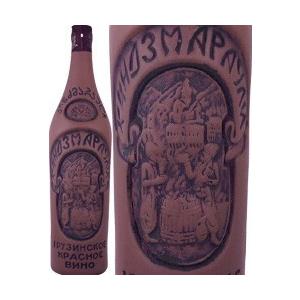 赤ワイン キンズマラウリ・キンズマラウリ（陶器ボトル） ワイン発祥の地、ジョージアの希少な陶器ボトル  750ml ミディアムボディ 甘口 wine
