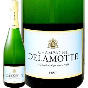 スパークリングワイン ドゥラモット・ブリュット NV シャンパン 750ml 正規 箱入り Delamotte wine sparkling｜kbwine