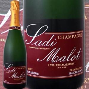 スパークリングワイン サディ・マロ・シャンパーニュ・ブラン・ド・ブラン・キュべ・ド・レゼルヴ レコルタン wine sparkling champagne｜kbwine