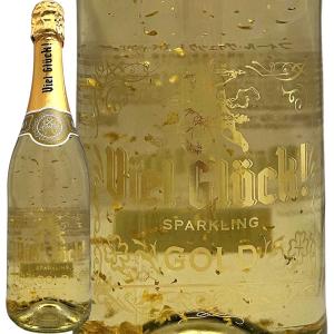 フィール・グリュク スパークリング sparkling ・ゴールド 金箔いり ドイツ 白ワイン wine 750ml ミディアムボディ 中口｜京橋ワイン 赤 白 セット wine