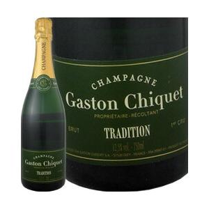 ガストン・シケ・シャンパーニュ・ブリュット・トラディッション フランス France 白スパークリング sparkling ワイン wine 750ml ミディアムボディ 辛口｜kbwine