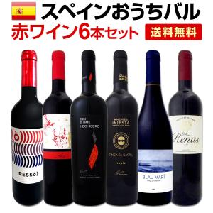 赤ワイン セット スペイン 6本 wine set スペイン全土の地ワイン満喫 おうちバル Spain｜kbwine