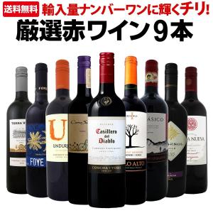 赤ワイン セット チリ 9本 750ml wine set カベルネ・ソーヴィニョン 今や輸入量ナンバーワンに輝く 厳選Chile