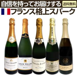 シャンパン2本入り 自信を持ってお届けする格上スパークワイン wine 5本セット set｜kbwine