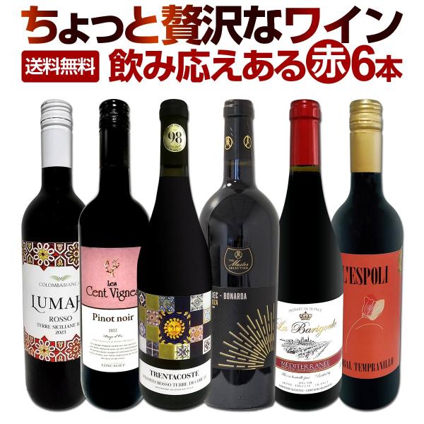 赤ワイン セット フランス 6本 wine set 750ml イタリア 第156弾 当店厳選 極旨...