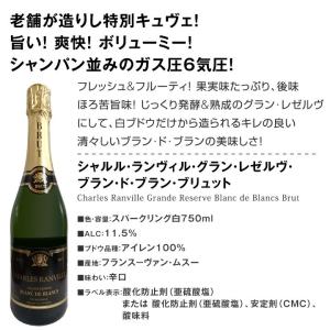 スパークリングワイン セット 6本 白 泡 辛...の詳細画像5