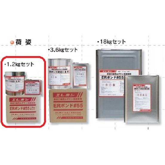ＥＲボンド＃55　1.2kgセット　新旧打継用エポキシ系接着剤　エレホン化成工業