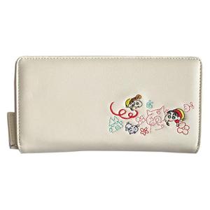 クレヨンしんちゃん 長財布 お絵描き KY1121 ホワイト