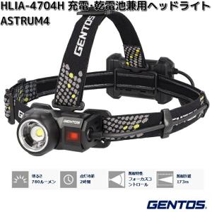 GENTOS（ジェントス） GD-V102H 充電・乾電池兼用 LEDヘッドライト 760