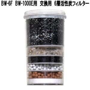 【5月中旬入荷】グリーンコアテック　BW-6F　BW-1000E用　交換用　6層活性炭フィルター　お取り寄せ商品　同梱不可　浄水器　災害対応　雨水　川水　池水　浄水