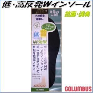 COLUMBUS　コロンブス　低・高反発W効果インソール　男女兼用　21.0〜28.0cm【お取り寄せ製品】【中敷、インソール】