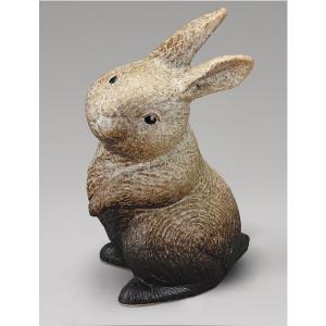 信楽焼 うさぎ 置物 玄関 かわいい 大きい 陶器 ウサギ 兎 信楽焼き 庭