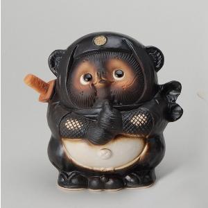 信楽焼 たぬき 忍者狸 (黒) 陶器 置物 タヌキ : 彩り屋 - 通販 - Yahoo