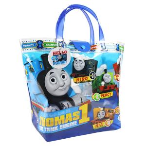 きかんしゃトーマス ビーチバッグ バケット  プールバッグ バケットタイプ バケット型 ビニールバッグ キッズ 男の子 機関車 汽車パーシー ジェームズ ヒロ