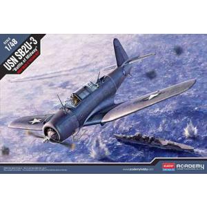 アカデミー 1/48 SB2U-3 ヴィンディケイター "ミッドウェー海戦" プラモデル 12324