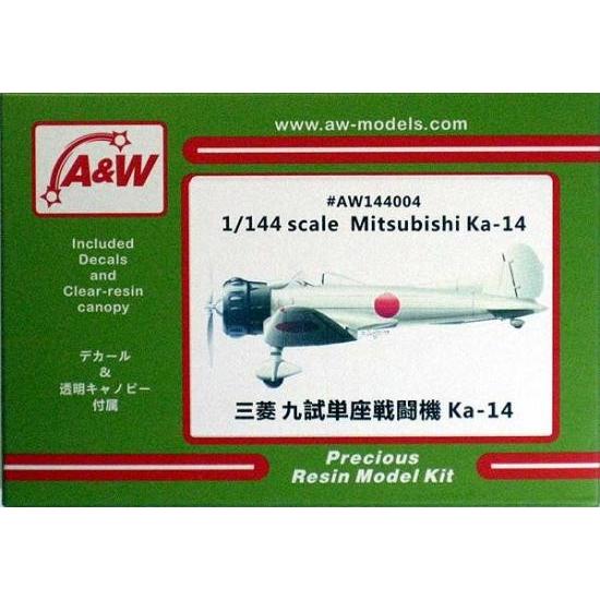 A&amp;Wモデルス 1/144 三菱 九試単座戦闘機(Ka-14) レジンキット AW14404★