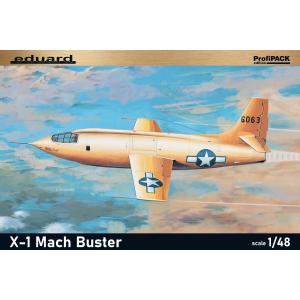 エデュアルド8079 アメリカ空軍 ベルX-1 マッハ・バスター プロフィパック 1/48スケール　プラモデルキット｜kcraft