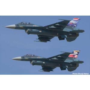 プラッツ 1/144 航空自衛隊 F-2A 空自創設70周年&amp;築城基地開設70周年記念塗装機 2機セ...