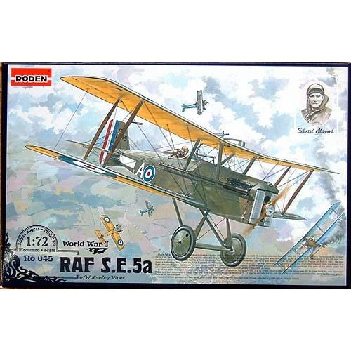 ローデン045　RAF　S.E.5aウイズリーバイパーエンジン　1/72スケール　プラモデルキット