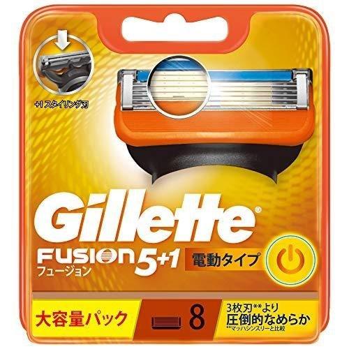 ジレット 髭剃り フュージョン 5+1 パワー 替刃8個入
