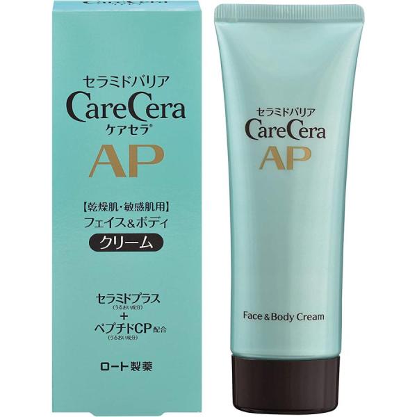 ロート製薬 ケアセラ APフェイス&amp;ボディクリーム セラミドプラス×7種の天然型セラミド配合 無香料...